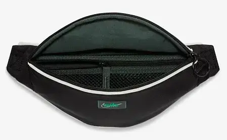Сумка на пояс Nike NK HERITAGE S WSTPCK - RETRO 1L Черный/Зеленый 28х8х13 см купить недорого в Украине, фото 4