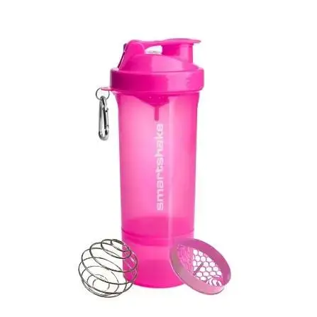 Шейкер спортивный SmartShake Slim 500ml Neon Pink купить