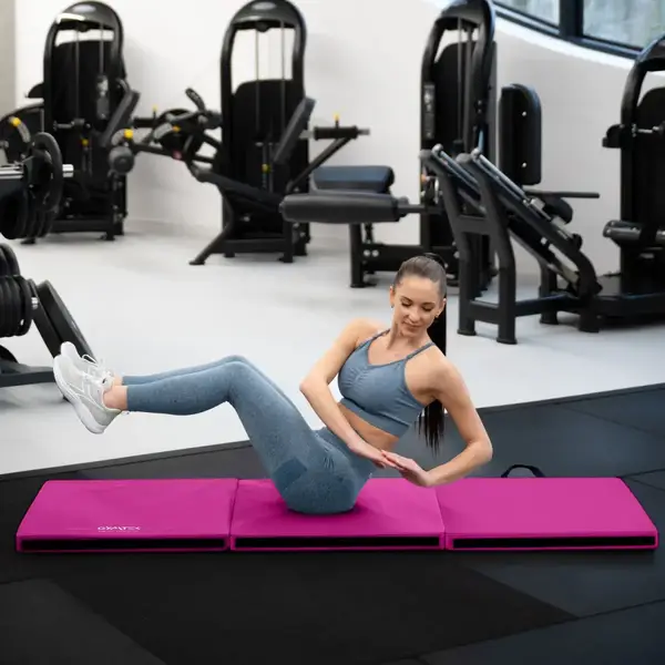 Мат гимнастический твердый Gymtek 5 см розовый гимнастический мат 5 см купить недорого в Украине, фото 4