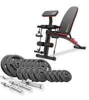 Набор Hop-Sport Strong 67 кг со скамьей HS-1035 купить