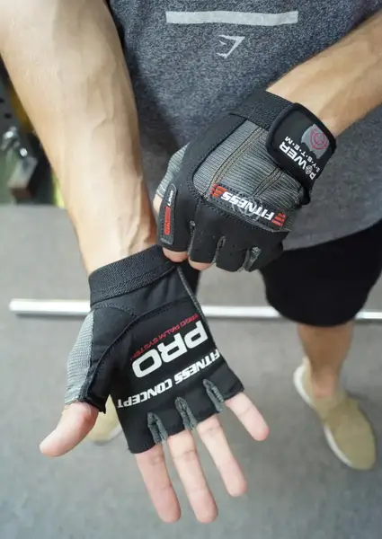 Перчатки для фитнеса Power System PS-2300 Fitness Grey/Black S купить недорого в Украине, фото 10