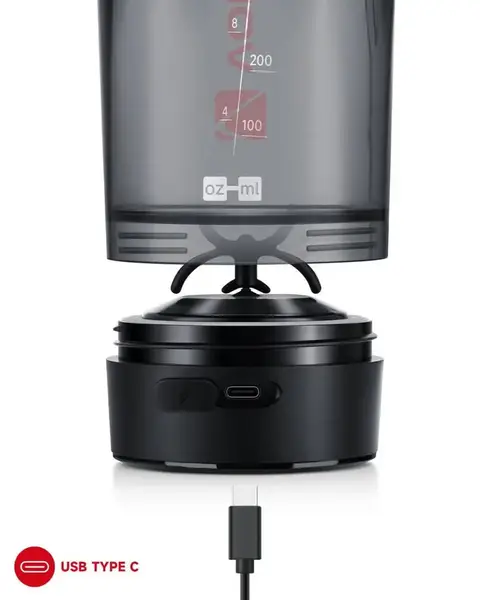 Шейкер спортивний електричний VOLTRX Gallium 700 мл. Tritan Red купити недорого в Україні, фото 7