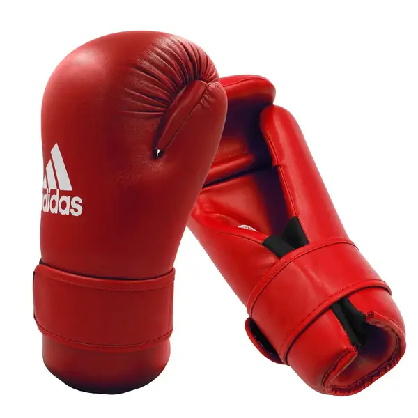 Перчатки полуконтакт Open Hand Semi-Contact Gloves с лицензией WAKO | S |красный | ADIDAS WAKOG3 купить недорого в Украине, фото 8