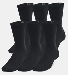 Носки UA Essential 6pk Crew черный Уни LG купить