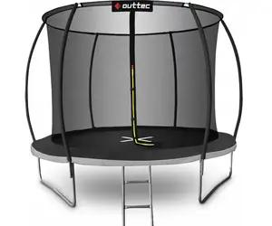 Батут OUTTEC Pumpkin с внутренней сеткой 12 футов 374 см черно-серый купить