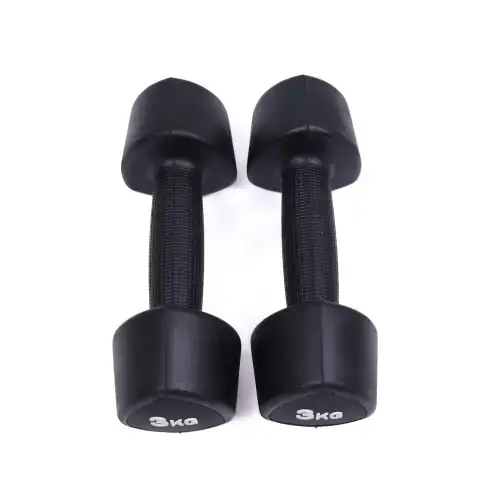 Гантели с уретановым покрытием 3 кг Generation Fitness FF51D6C-3kg (пара) купить недорого в Украине, фото 3