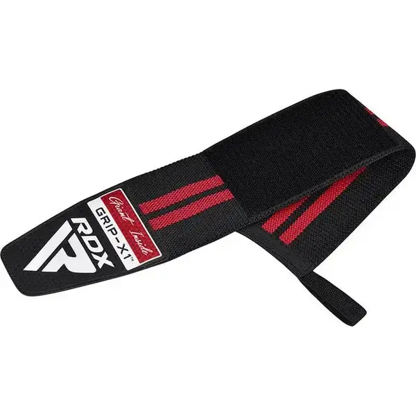 Бинти для зап'ясть (кистьові бинти) RDX GYM WRIST WRAP R11 BLACK/RED купити недорого в Україні, фото 2