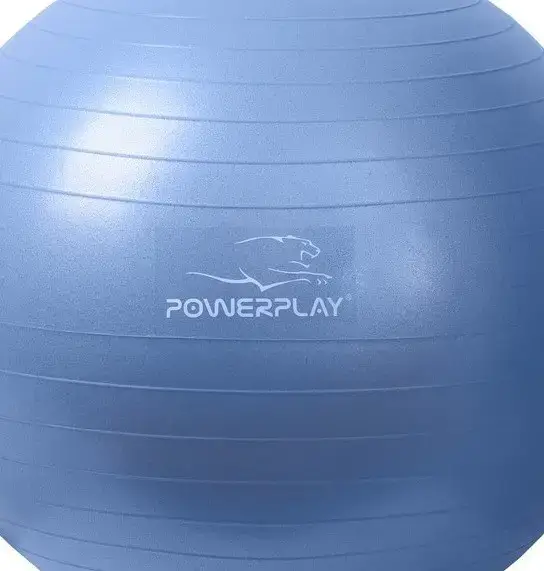 Мяч для фитнеса (фитбол) PowerPlay 4001 Ø65 cm Gymball Синий + насос купить недорого в Украине, фото 3