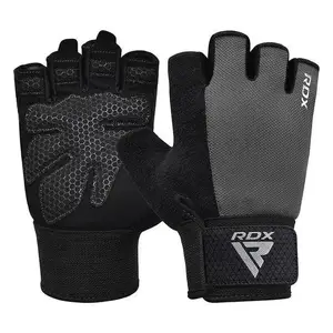 Перчатки для фитнеса RDX W1 Half Gray Plus L купить