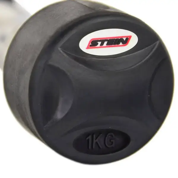 Гантель прорезиненный Stein 1 кг купить недорого в Украине, фото 2