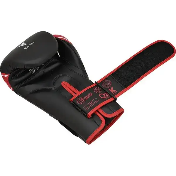 Боксерские перчатки RDX 4B Robo Kids Red/Black 6 унций (капа в комплекте) купить недорого в Украине, фото 5