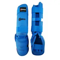 Защита голени и стопы с лицензией WKF | XL | Синий | Стопа 42-45р | SMAI SM P102 купить