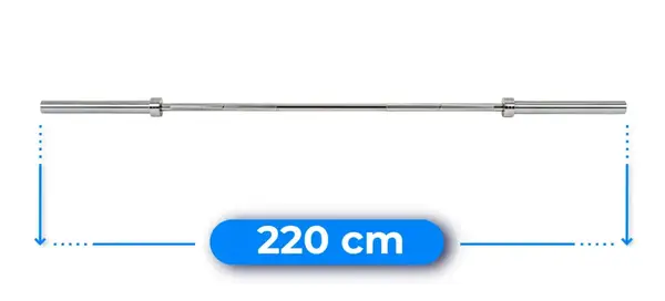 Гриф олимпийский прямой 220/50 THUNDER купить недорого в Украине, фото 3