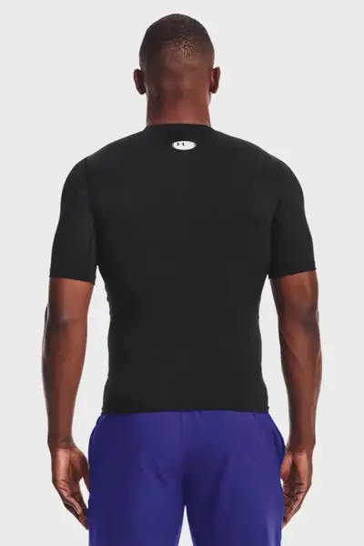 Футболка компресійна UA HG Armour Comp SS чорний Чол SM купити недорого в Україні, фото 3