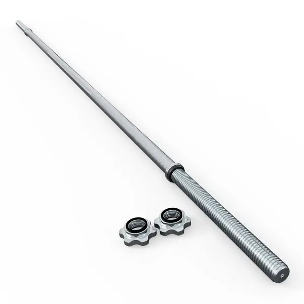 Гриф для штанги прямой 180 см + зажимы K-SPORT купить