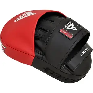 Лапи боксерські RDX T1 Curved Red/Black купити
