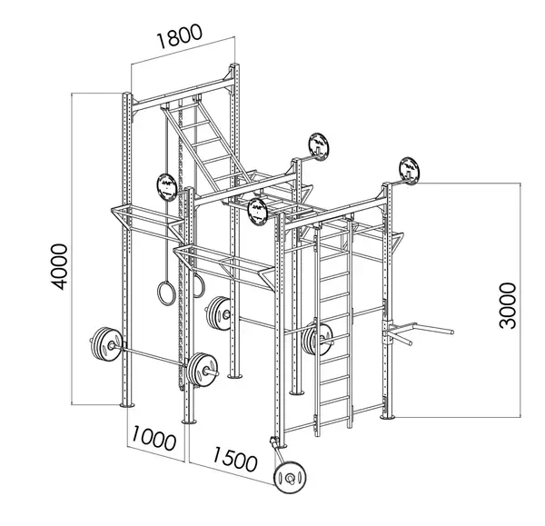 Кроссфит станция V`Noks EXO 6-2 купить недорого в Украине, фото 6