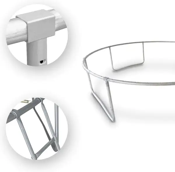 Батут OUTTEC Pumpkin с внутренней сеткой 8 футов 252 см черно-серый купить недорого в Украине, фото 6