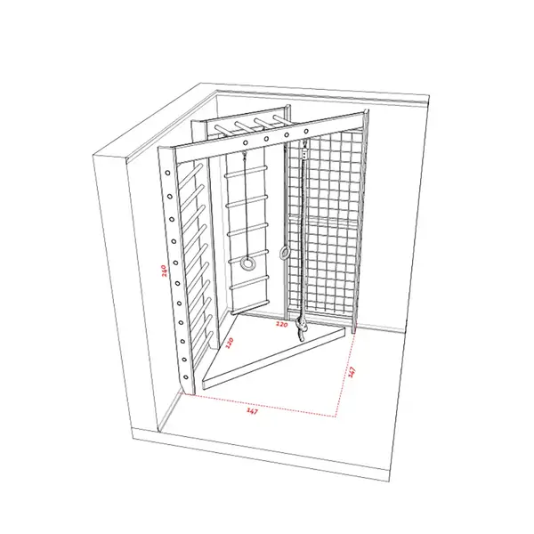 Спортивная стенка для детей SportBaby Sport 4-220 купить недорого в Украине, фото 3
