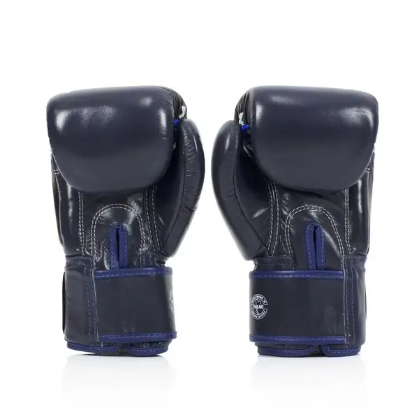 Боксерські рукавиці Fairtex BGV1 Nation Print Blue 10 унцій (бинти в комплекті) купити недорого в Україні, фото 3