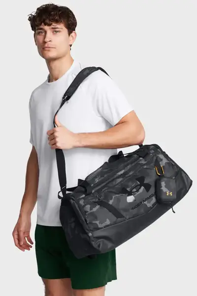 Сумка UA Undeniable 5.0 Duffle SM 40L камуфляж-черный 55х25,5х27 см купить недорого в Украине, фото 6