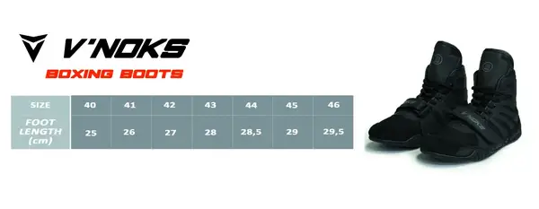 Боксерки V`Noks Fortes 42 | Чорний | Стопа 27 см купити недорого в Україні, фото 9