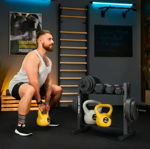 Стійка 2-рівнева для гантелей, дисків та гирь TX-045DR купити недорого в Україні, фото 11