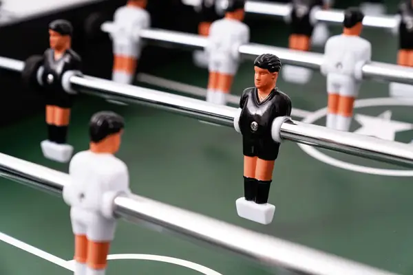 Настольный футбол Hop-Sport Corner черно-золотистый купить недорого в Украине, фото 5