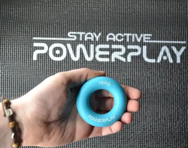 Еспандер кистьовий силіконовий PowerPlay PP-4324 Hand Grip Ring Light 15 кг. Блакитний купити недорого в Україні, фото 7