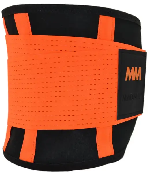 Пояс компрессионный MadMax MFA-277 Slimming belt Black/neon orange S купить недорого в Украине, фото 5
