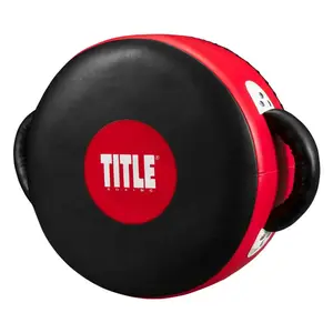 Маківара кругла TITLE Boxing Wrap-Around Stationary Punch Shield Black/Red купити