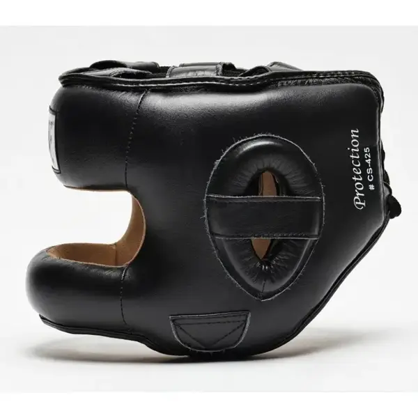 Боксерский шлем с бампером Leone Protection | Черный | one size купить недорого в Украине, фото 5