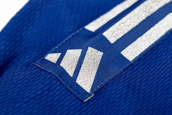 Кімоно для дзюдо Adidas серії Club із срібними смугами на плечах 150 | синє | Adidas J350BP купити недорого в Україні, фото 3