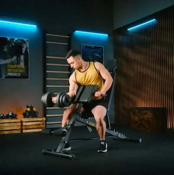 Скамейка тренировочная Trex Sport TX-200B с партой Скотта купить недорого в Украине, фото 11