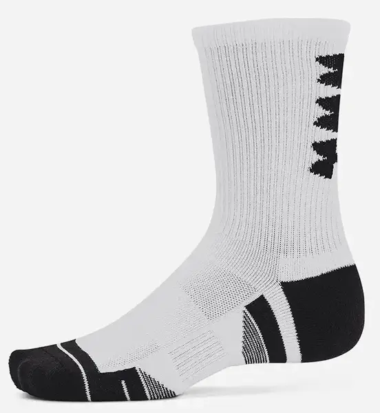 Шкарпетки UA Perf Tech Nov 3pk Crew білий Уні XL купити недорого в Україні, фото 3