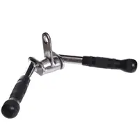 Ручка для верхньої тяги York Fitness V-подібна на трицепс з підвісом, що обертається, і гумовими рукоятками, хром Ручка для верхньої тяги York Fitness V-подібна на трицепс з підвісом, що обертається, і гумовими рукоятками, хром купити