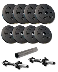 Набор гантели-штанга 2в1 Besport PowerPro 32кг с переходником купить