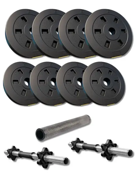 Набор гантели-штанга 2в1 Besport PowerPro 32кг с переходником купить