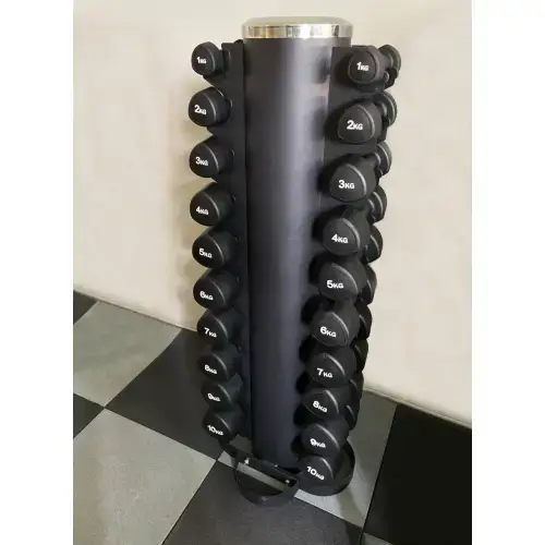 Гантельний ряд 1-10 кг Generation Fitness FF51D6C-1-10kg з уретановим покриттям купити недорого в Україні, фото 8