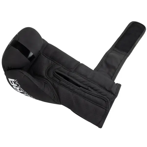 Боксерські рукавиці PowerPlay 3024 Ultra Mat Чорно-Білі 14 унцій купити недорого в Україні, фото 6