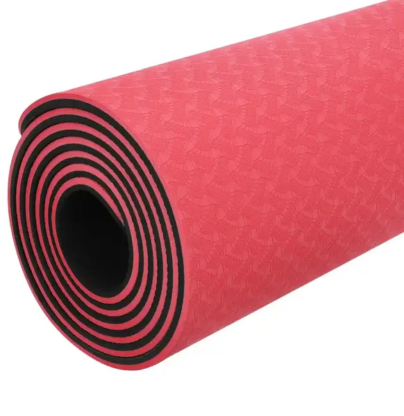 Коврик для йоги и фитнеса Power System PS-4060 TPE Yoga Mat Premium Red (183х61х0.6) купить недорого в Украине, фото 3