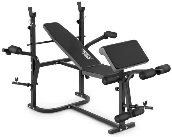 Набор Hop-Sport Premium 173 кг со скамейкой TX-020, штангами и гантелями. купить недорого в Украине, фото 5