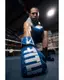 Боксерские перчатки TITLE Boxing Inferno Intensity Elastic Blue/White / 16 oz купить