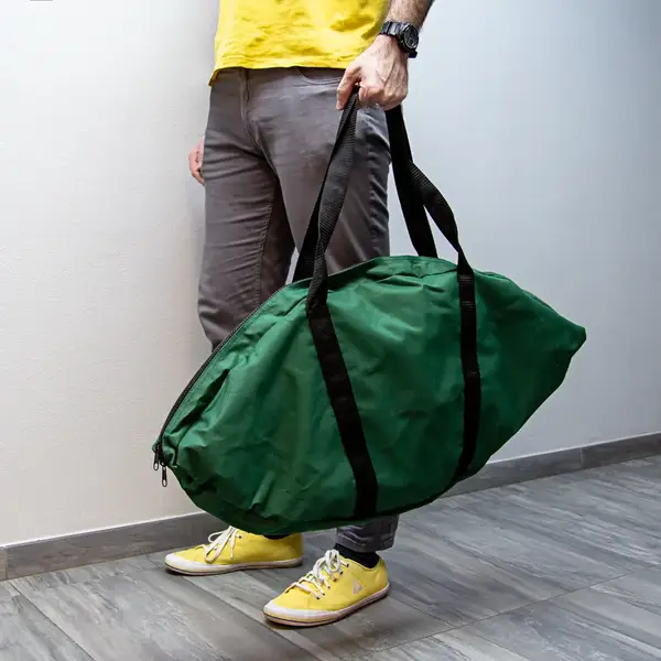 Батут inSPORTline 8595153607548 без сетки 122 см синий купить недорого в Украине, фото 8