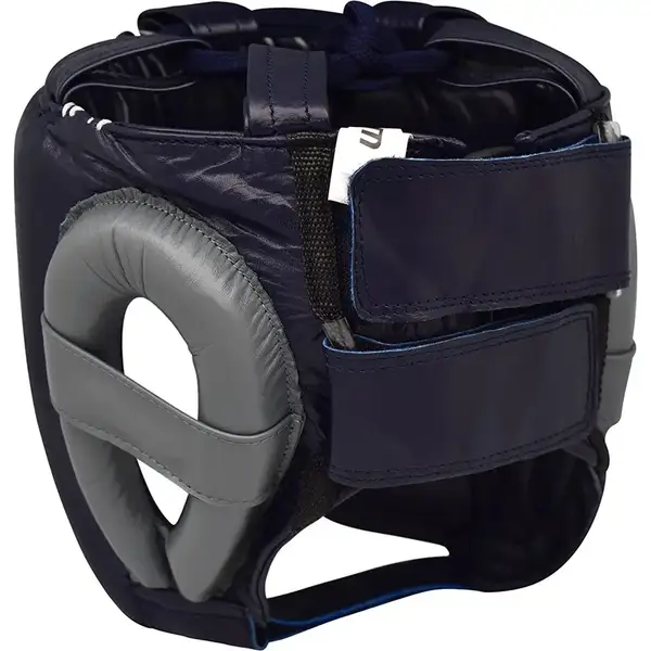 Боксерський шолом RDX Leather Pro Blue L | Обхват голови 56-58 см купити недорого в Україні, фото 2