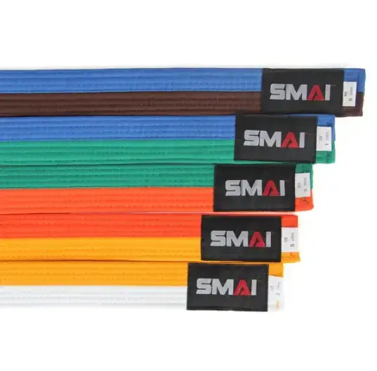 Двойной Пояс для кимоно оранжево/зеленых | SMAI SM B001PMOG 280 см купить недорого в Украине, фото 2