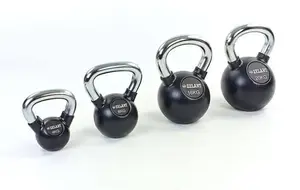 Гиря обрезиненная с хромированной ручкой 36 кг ТА-5162-36 купить