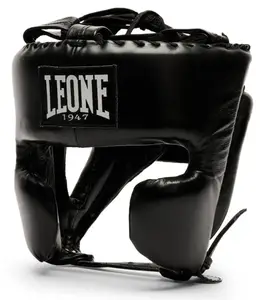 Боксерський шолом Leone Greatest Training | Чорний | S/M | Обхват голови 55-58 см купити