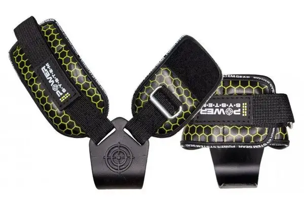 Гаки для тяги на зап'ястя Power System PS-3360 Hooks V2 Black/Yellow L купити недорого в Україні, фото 2