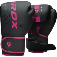 Боксерские перчатки RDX F6 MATTE PINK-10OZ (капа в комплекте) купить